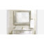 Mateer 29x35" Champagne Pave Textured Framed Decorative Accent Bathroom Vanity Mirror for Entryway Wall, Living Room, Bedroom, Powder Room-791677612