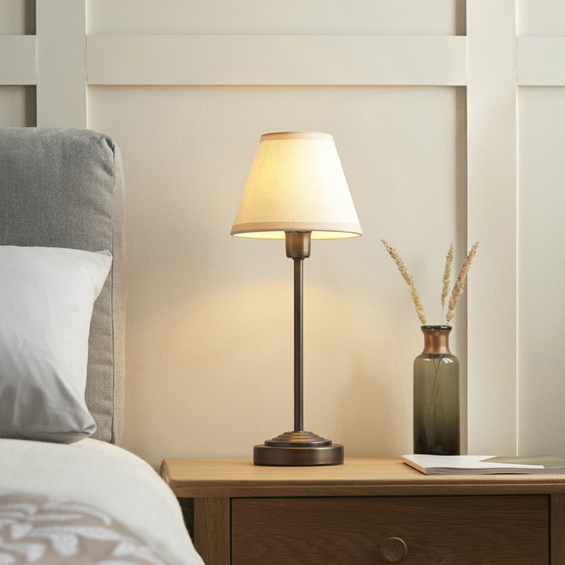 Rory Table Lamp 16cm Shade, Brown