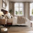 Amandah Low Profile Solid Wood Panel Bed-1063239670-1063239671