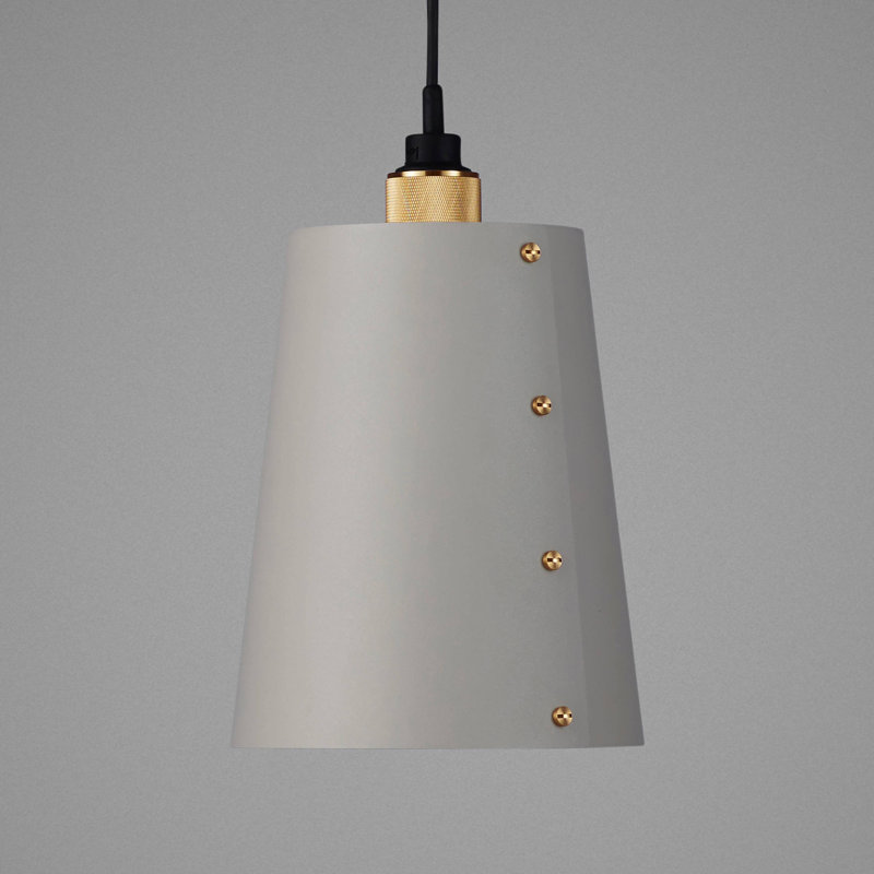 1 - Light Pendant, Brass, Stone