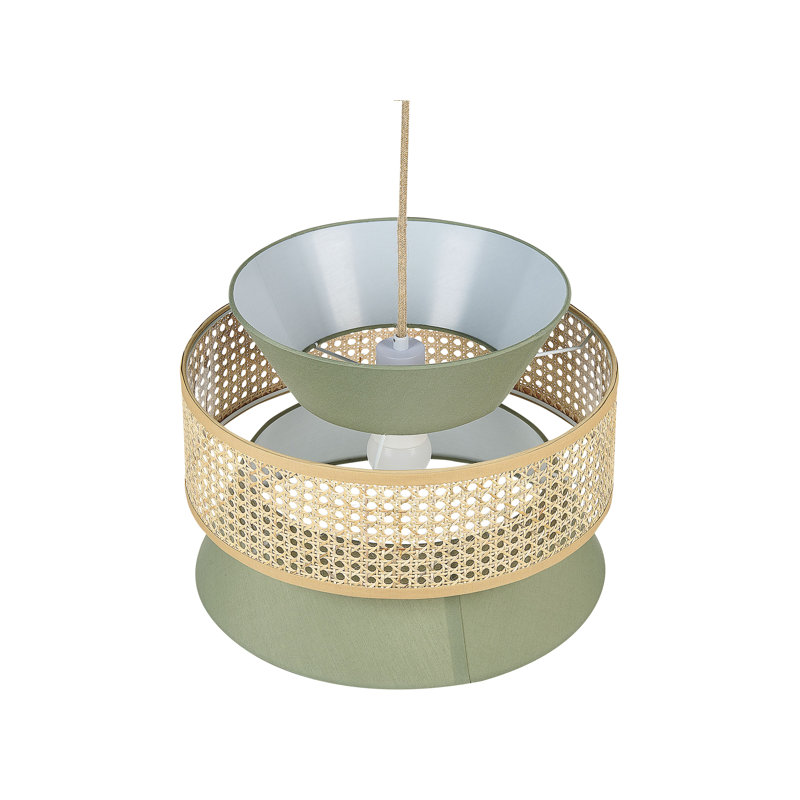 Edmon 1 - Light Light Brown Unique/Statement Pendant, Green