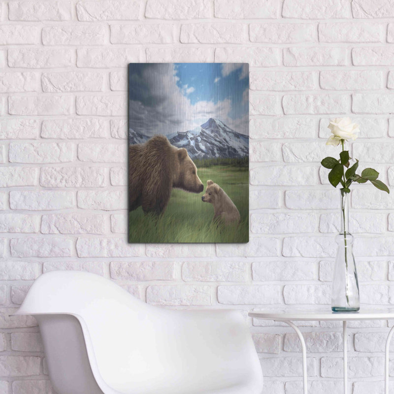 «Mother And Cub» par Chris Dobrowolski, H 24 po x l 16 po