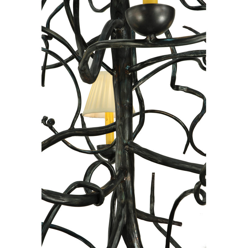 6 - Light Geometric Chandelier