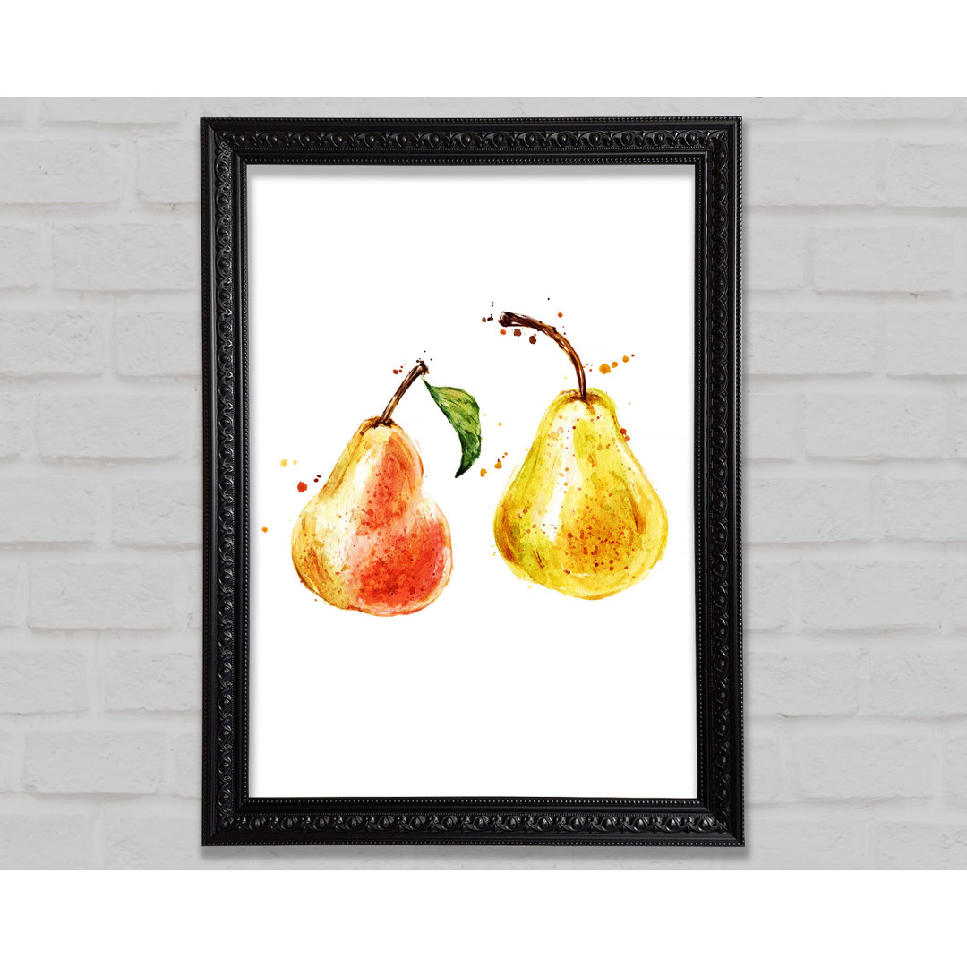 Pear Duo 1 - Einzelne Bilderrahmen Kunstdrucke