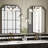 Symmetrical Aluminum Alloy Frame Wall Mirror For Bathroom And Home Decor-1898618559-1898618529