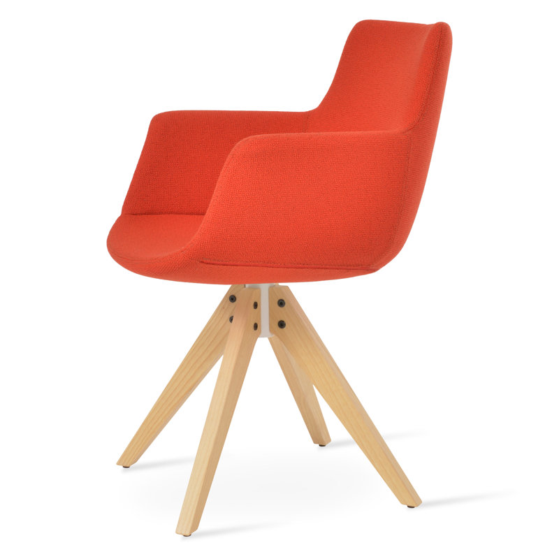 Fauteuil Bottega, Turquoise, Naturel