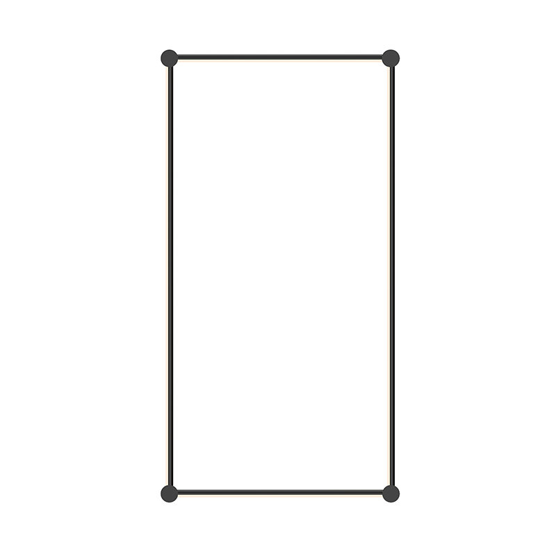 Purolinear 360™ 2 - Light LED Flush Mount, Satin Black