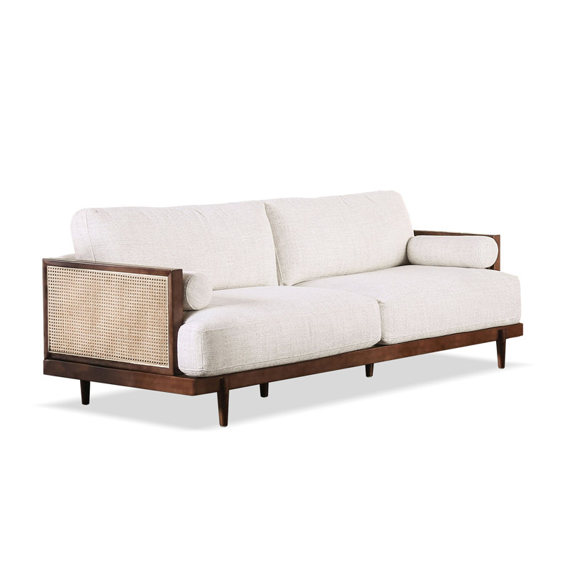 Length Sofa, 33" H x 87" W x 38" D, Walnut