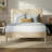 Velvet Henley Upholstered Scalloped Bed, King Size Bed Frame with Headboard-1405303939-1405303937