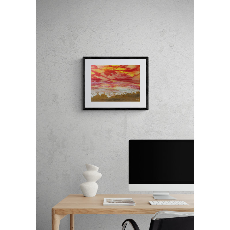 Sounds Of Color Print by Alicia Lopez, Black Framed Canvas, 32" H x 24" W