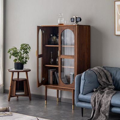 Nordic minimalist wine cabinet display cabinet