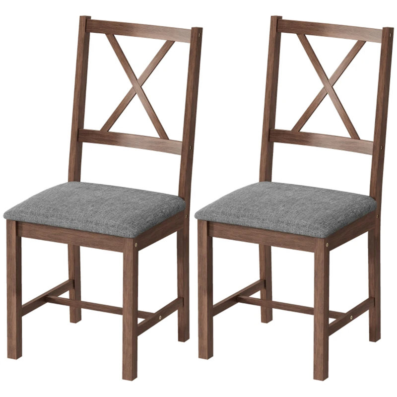 Ensemble de 2 chaises de salle à manger et de chaises de cuisine stables, 2