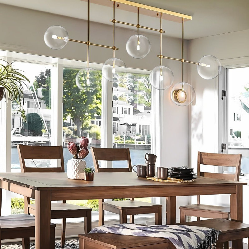 Shadowline 7-Globe Linear Chandelier