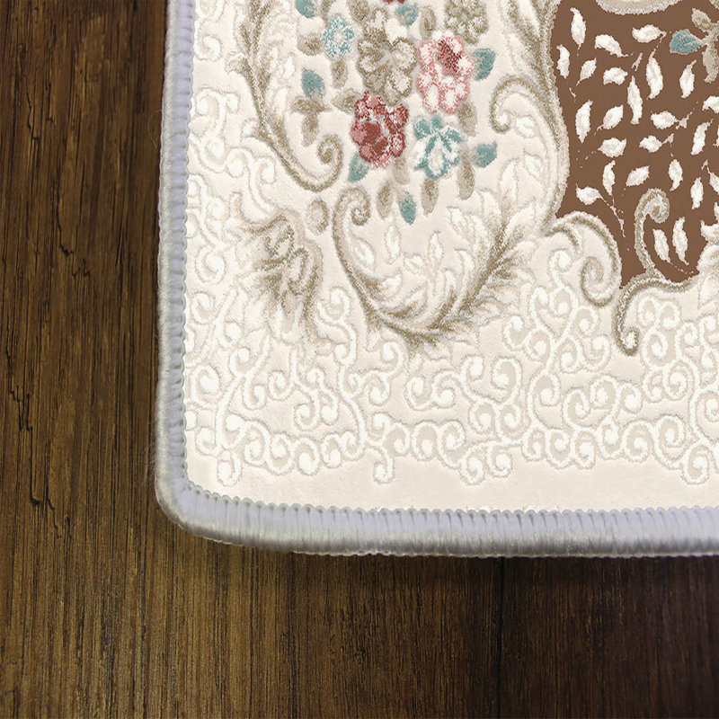 Elegant Hall Carpet, 31.5 x 78.7 inches | 100% Polyester, 0.4 inch Pile Height | Antibacterial, Non-Slip PVC Felt Dot Underside | Machine Washable, Durable Woven Design | Perfect for Entryways & Living Spaces