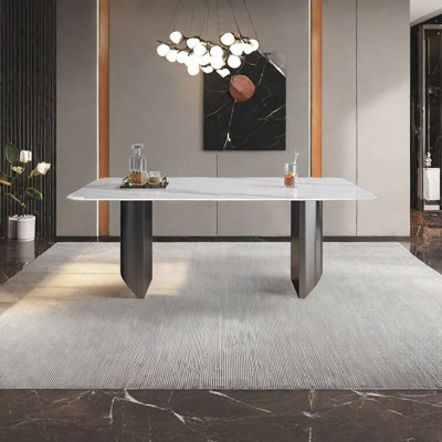 Table de salle à manger rectangulaire Luxury