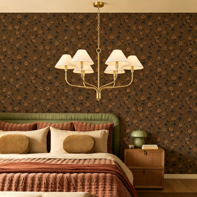 6-Light Classic / Traditional Dimmable  Chandelier