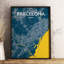 Barcelona City Map 1 Piece Wall Art-1815498329
