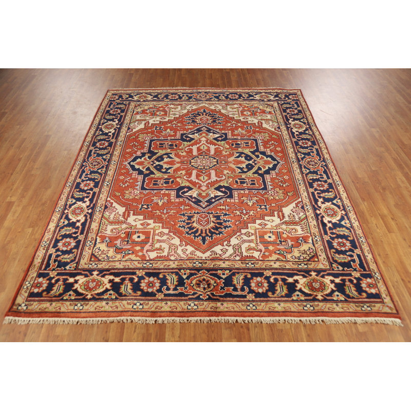 Wool Medallion Traditional Indian Area Rug 8x10