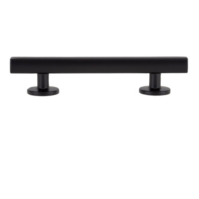 Flynn 3-1/2" Matte Black Bar Pull