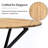 Harjovan 5-Pieces Compact Dining Table Set with Round Table Stylish Upholstered Chairs for Kitchen Dining Rooms or Breakfast Nook-241327737-241327738