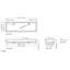 Cube 48'' L Bathroom Sink-110843005