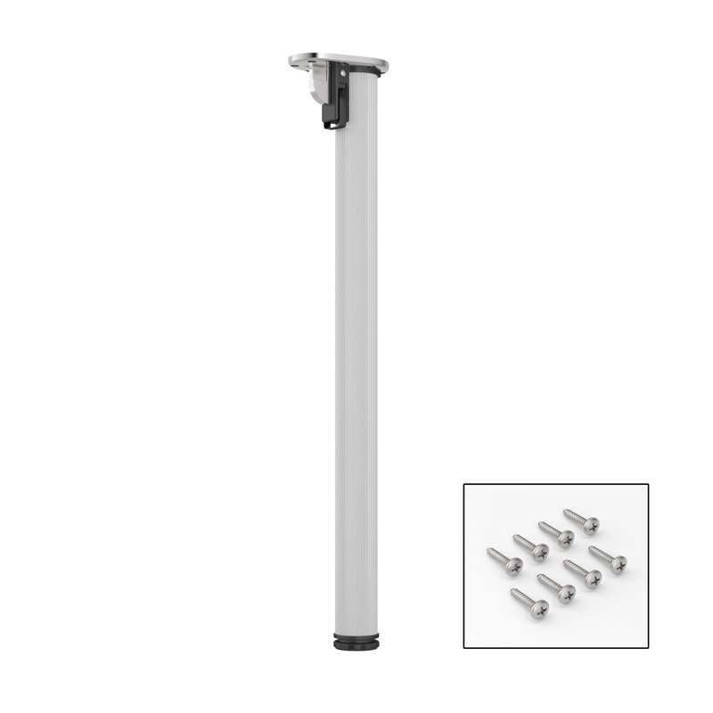 Folding Table Leg, Matte Black
