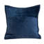 Housse de coussin matelassé bleu marine 20 po x 7 po x 20 po avec insert en polyester