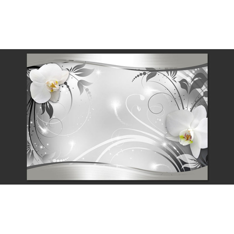 Floral Wall Mural, 96.5" L x 137.8" W