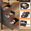Bureau en L de 55 pouces avec prises de courant, 3 tiroirs, tablettes pour jouer, coin bureau, bureau à domicile, bureau-1158439246-1158439243