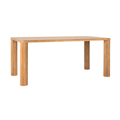 Table de salle à manger fabriquée à la main en bois de manguier