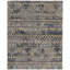 Tapis transitionnel géométrique taupe / gris / brun clair de 9 pi 6 po x 13 pi 6 po Javione-873261999