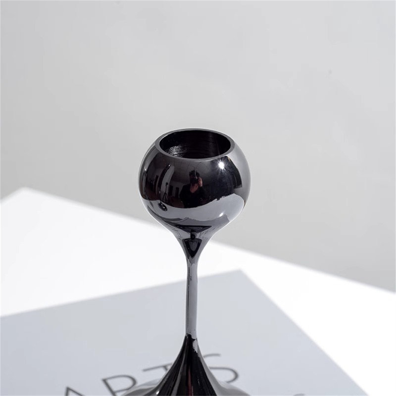 13.78'' H Metal Fireplace Candlestick