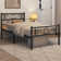 Metal Bed Frame with Headboard/Under-Bed Storage