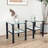 Livernois Glass Top End Table Set-1859399016