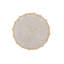 Hand Tufted Cotton Area Rug in Brown/Gray