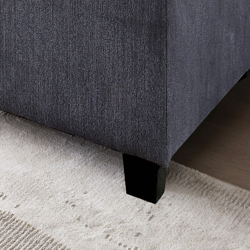 Canapé modulaire moderne, ensemble de canapé d'angle en tissu de lin en forme de L avec repose-pieds convertible pour salon, appartement, bureau, 3 couleurs