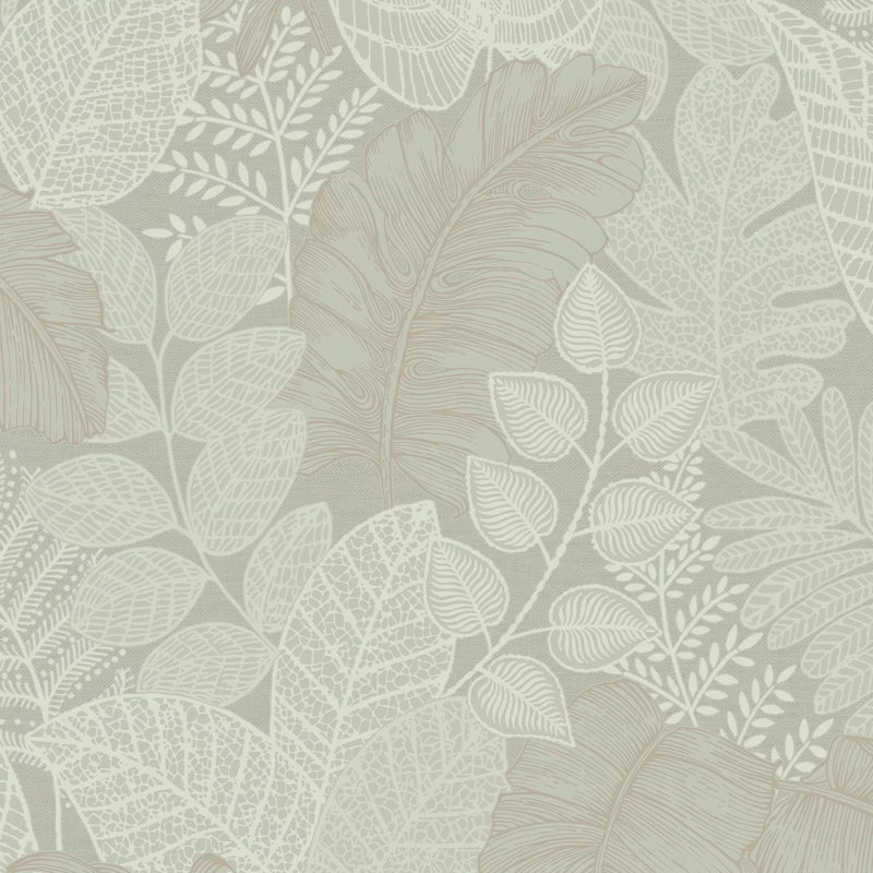 Superfresco Easy Scattered Leaves Floral Wallpaper, Sage Green