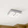 Elvia Glass LED Flush Mount