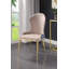 Ensemble de 2 chaises d'appoint avec pieds en métal