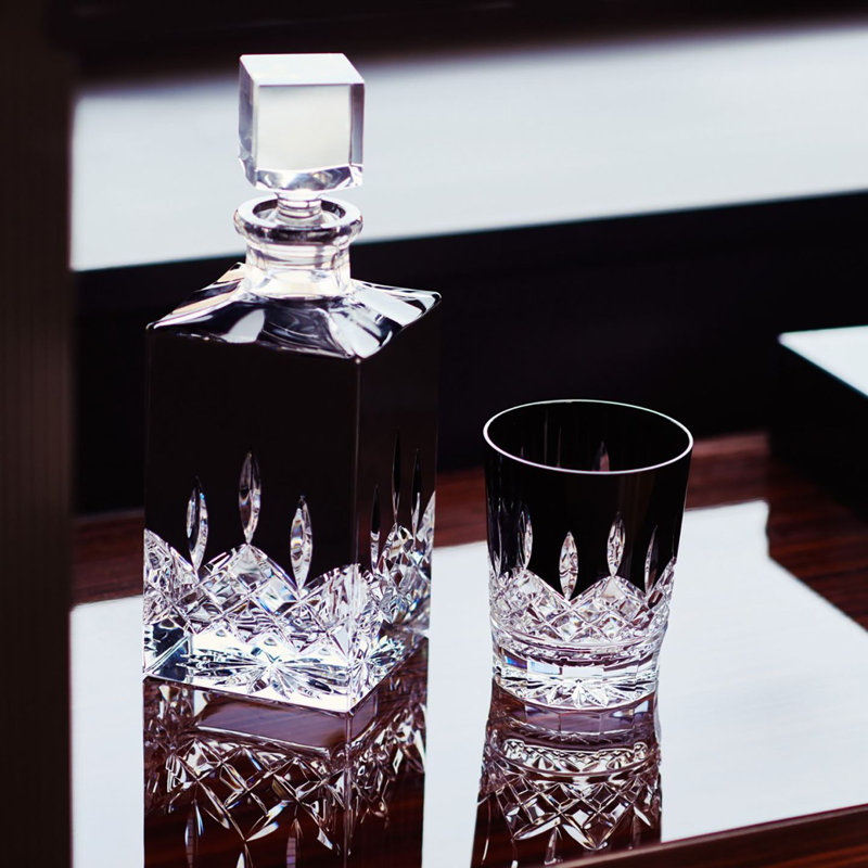 Lismore Square Decanter, Black