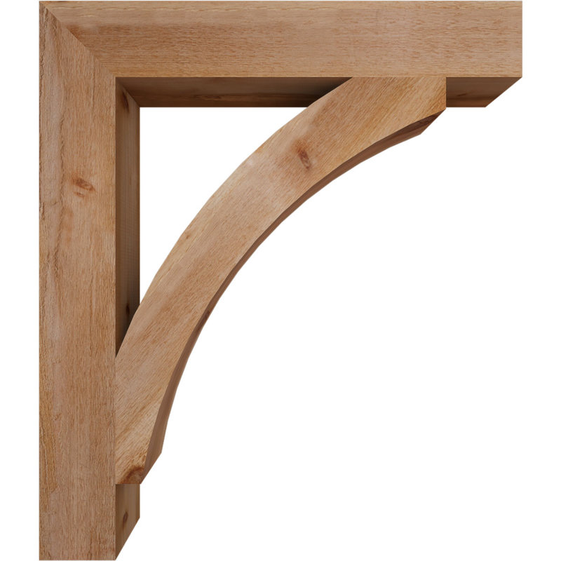 Support de bloc Thorton, H 44 po x l 6 po x P 38 po, Cèdre rouge de l'Ouest (scié brut)
