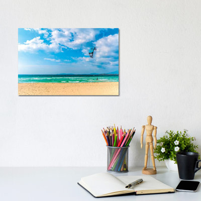 Kitesurf 1 Piece Wrapped Canvas Wall Art
