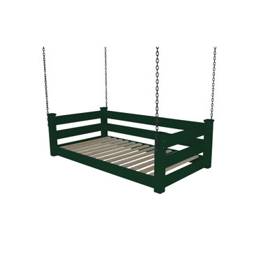 Adrow Solid Wood Hanging Daybed
