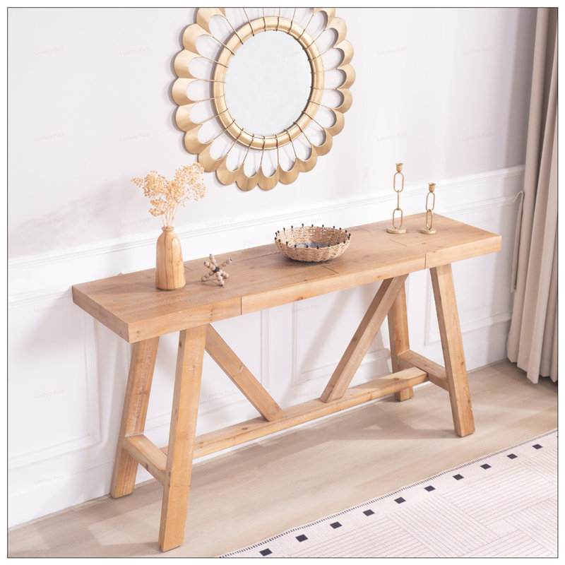 Console en bois de style campagnard Farmhouse