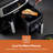Geepas Vortex 9L Dual Basket Air Fryer Family-Sized 10-In-1 Digital Convection Air Fryer