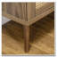 Buffet avec portes en rotin