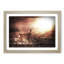 Roe Deer in Sunlight in Abstract - Picture Frame Painting Print-55762893-55762890