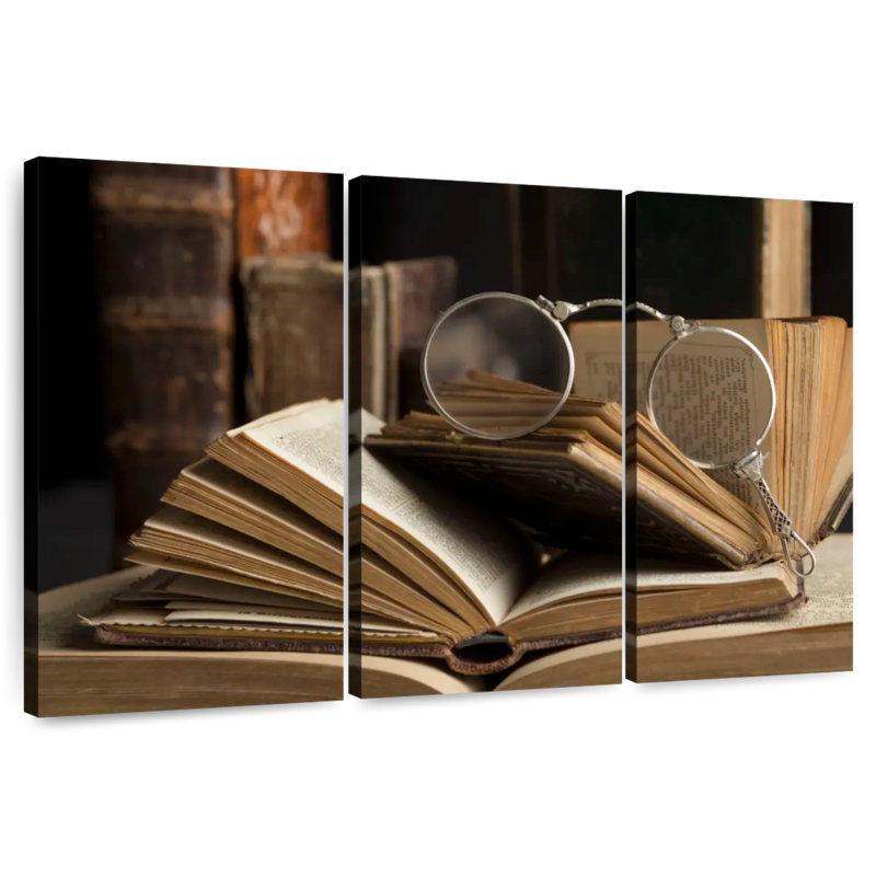 Senne Book Glasses, 32" H x 50" W
