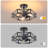 3-light Farmhouse Semi Flush Mount