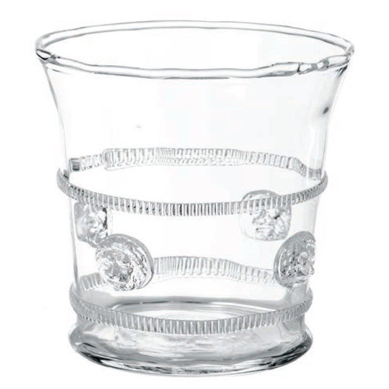 Large Clear Crystal Lionshead Ice Bucket